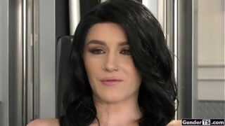 Transsexual Erica Cherry sucked by Rosalyn Sphinx