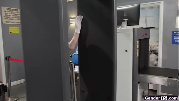 Ts flight attendant has metal up her ass